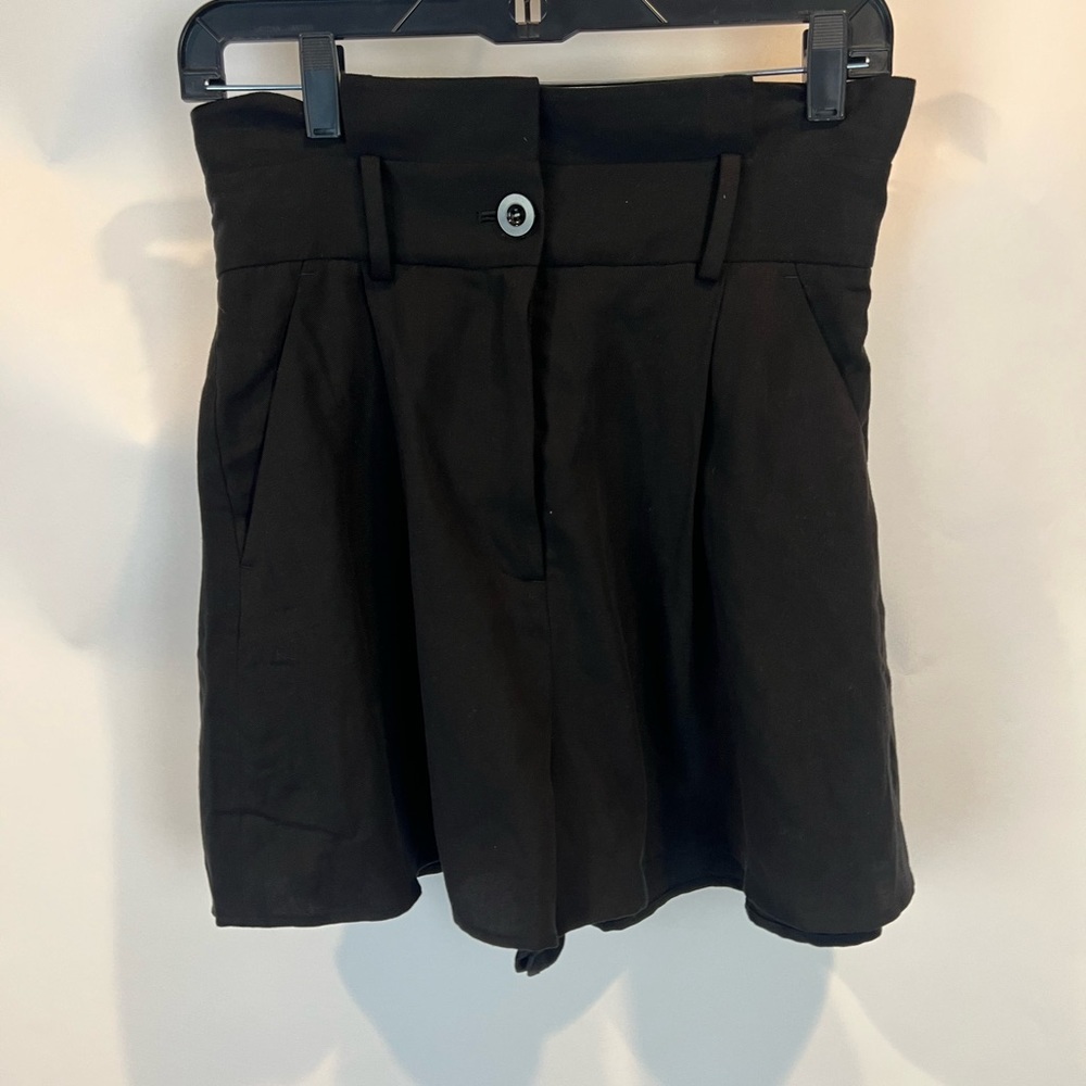 & Other Stories High Waisted Lyocell Bl Shorts